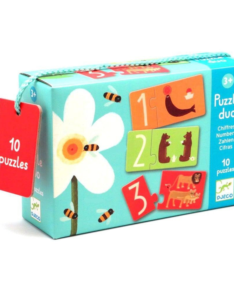 Puzzle duo - Chiffres - Casse - têtes - Boutique LeoLudo - Djeco