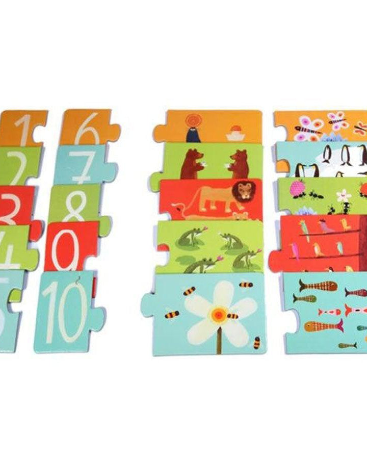 Puzzle duo - Chiffres - Casse - têtes - Boutique LeoLudo - Djeco