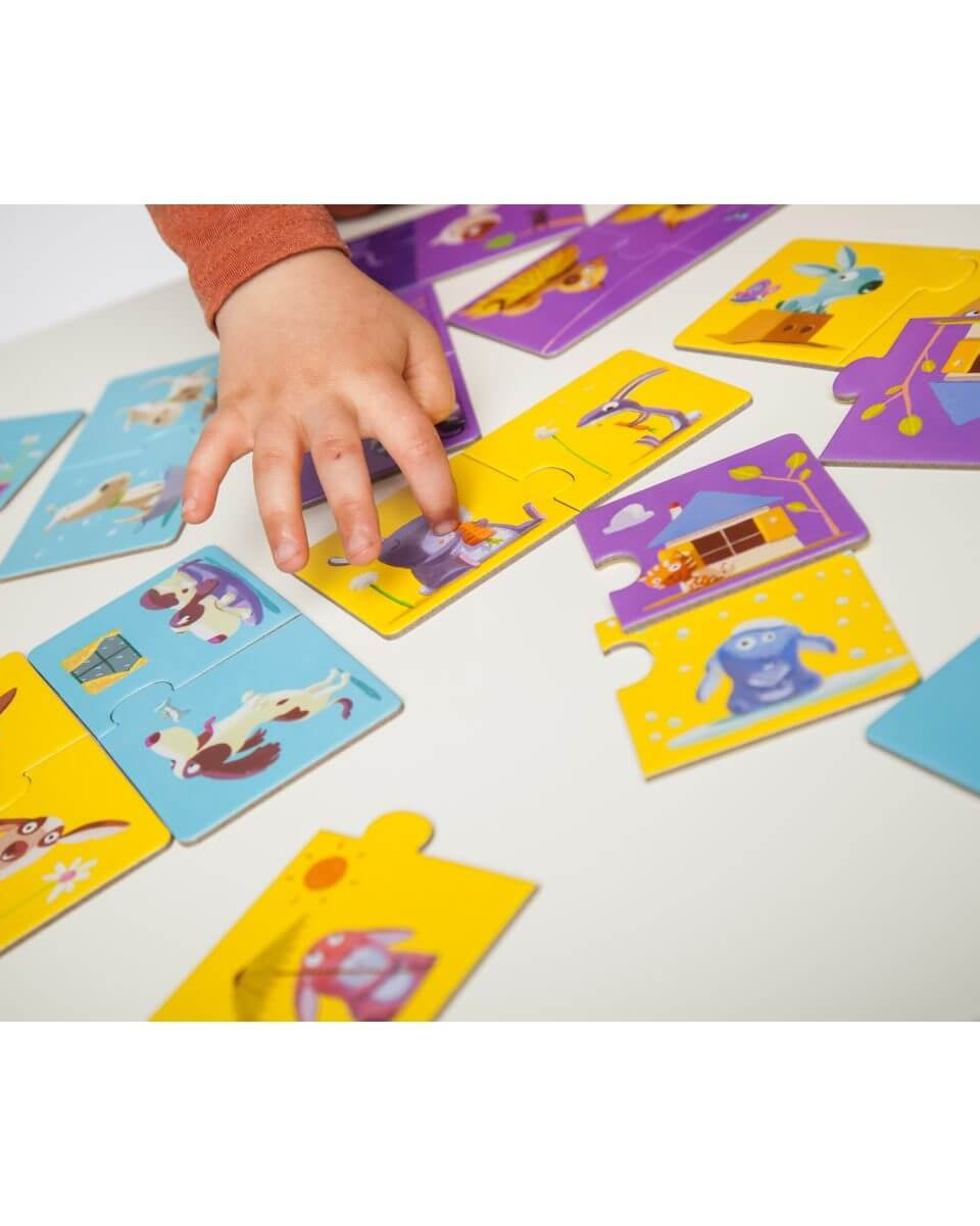 Puzzle duo - Contraires - Casse - têtes - Boutique LeoLudo - Djeco