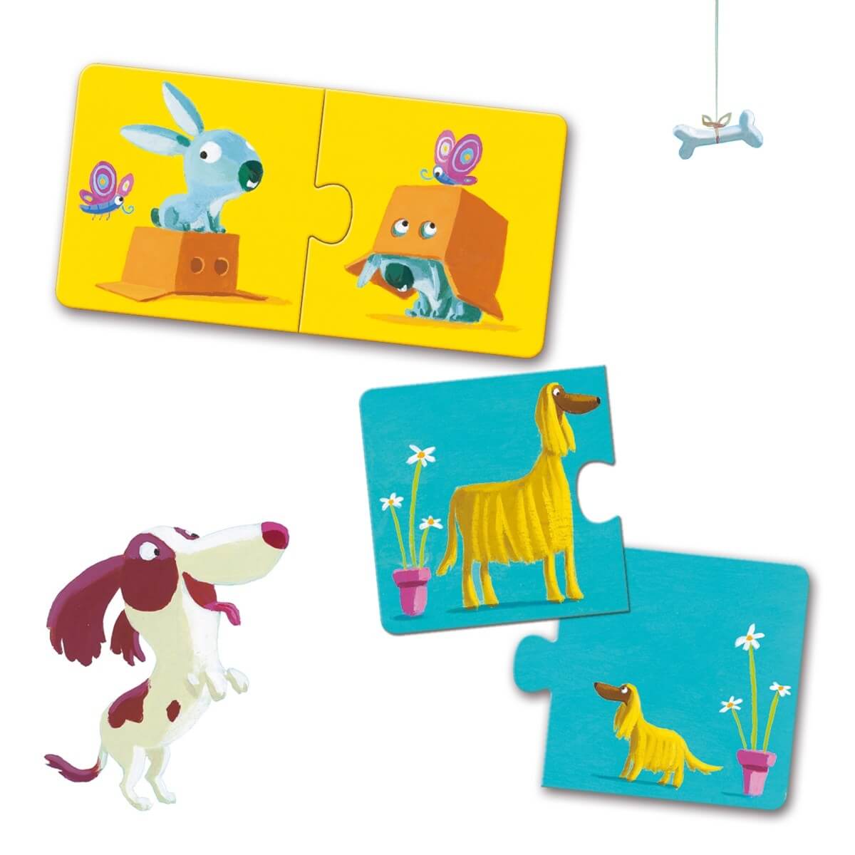 Puzzle duo - Contraires - Casse - têtes - Boutique LeoLudo - Djeco
