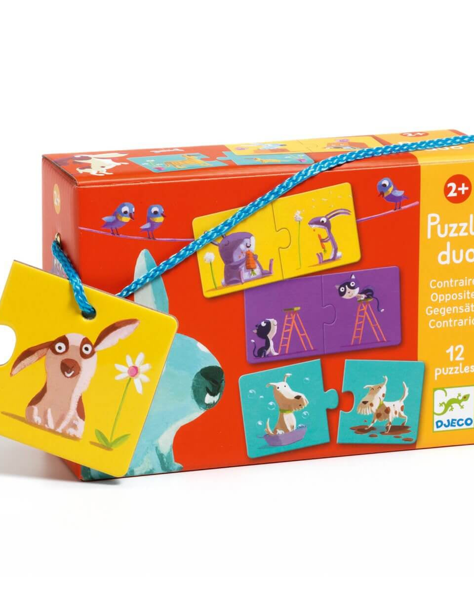 Puzzle duo - Contraires - Casse - têtes - Boutique LeoLudo - Djeco