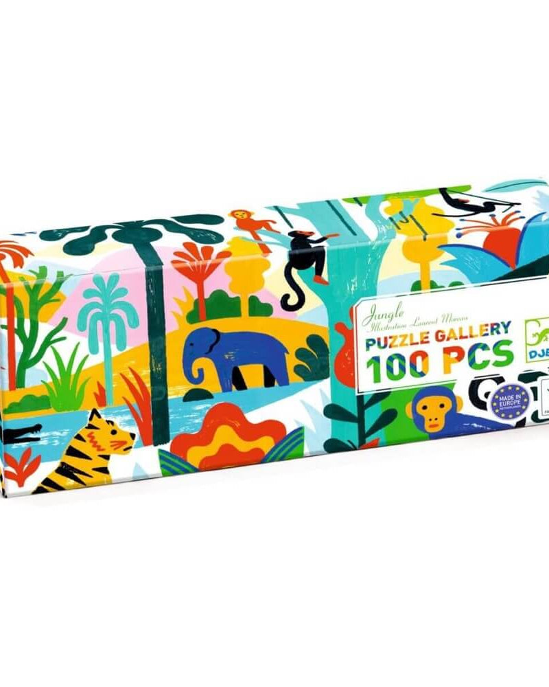 Puzzle gallery - Jungle (100 pcs) - Casse - têtes - Boutique LeoLudo - Djeco