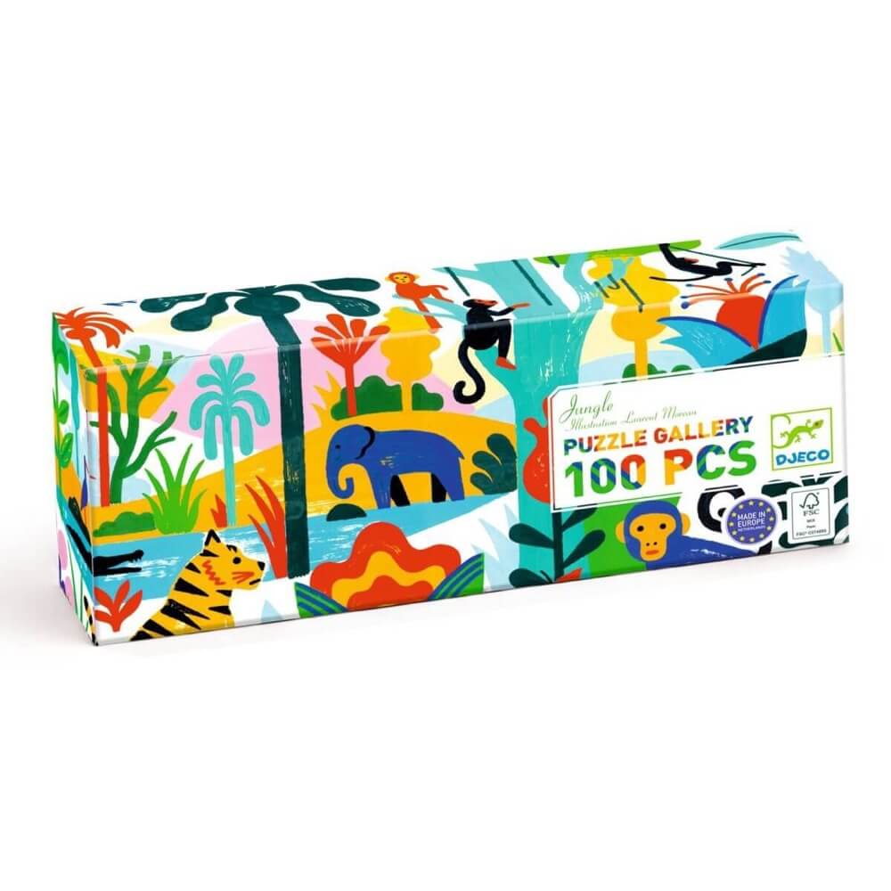 Puzzle gallery - Jungle (100 pcs) - Casse - têtes - Boutique LeoLudo - Djeco