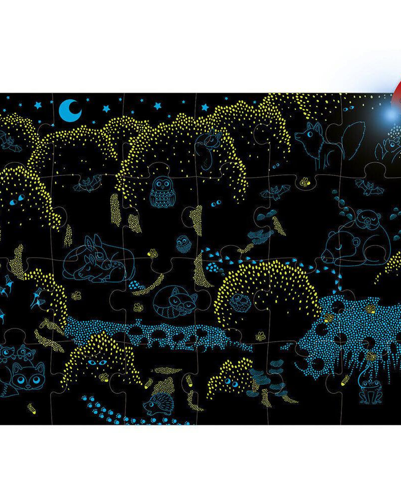 Puzzle magique - La forêt (24 pcs) - Casse - têtes - Boutique LeoLudo - Janod