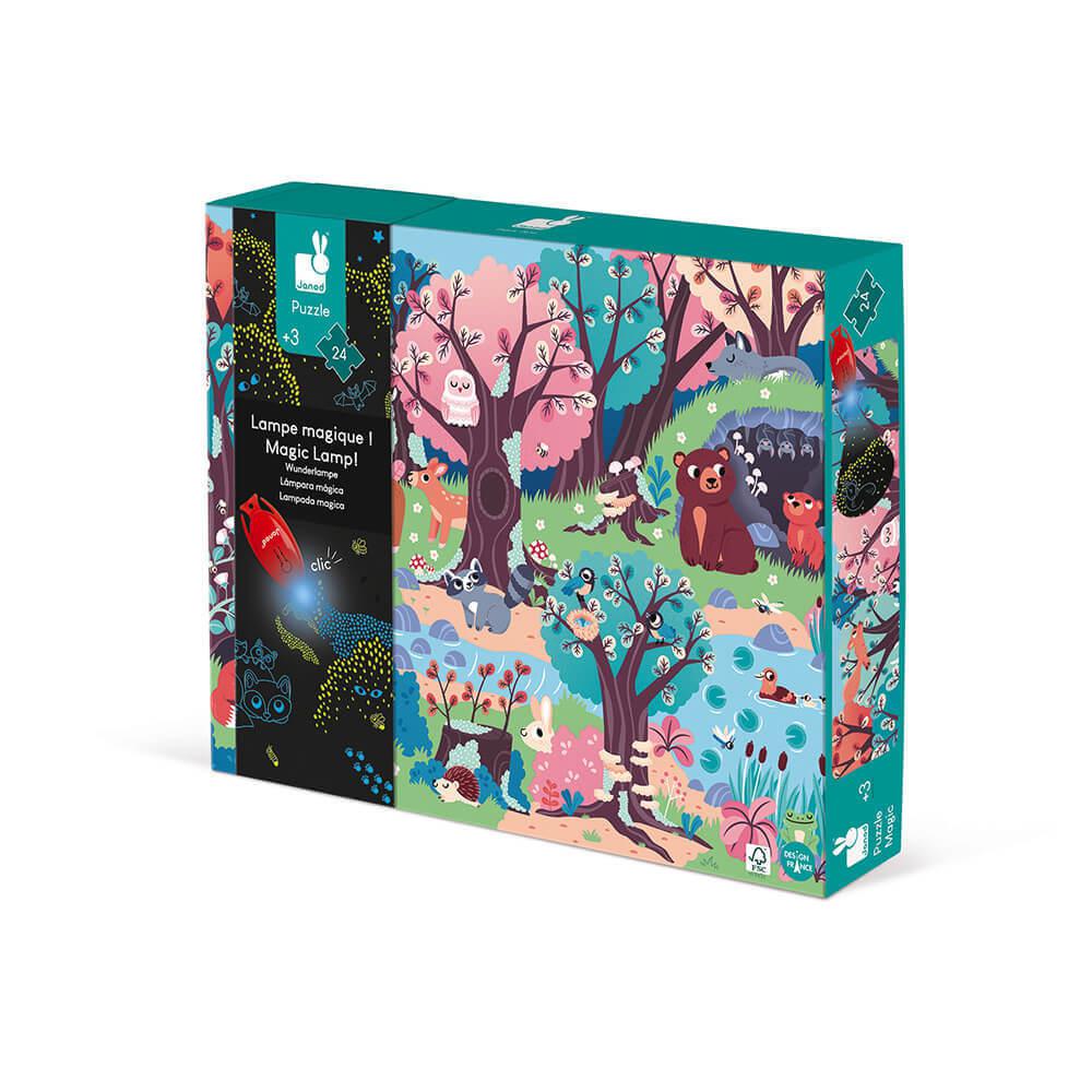 Puzzle magique - La forêt (24 pcs) - Casse - têtes - Boutique LeoLudo - Janod