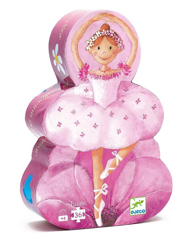 Puzzle silhouette - Ballerine (36 pcs) -Casse-têtes- Boutique LeoLudo-Djeco