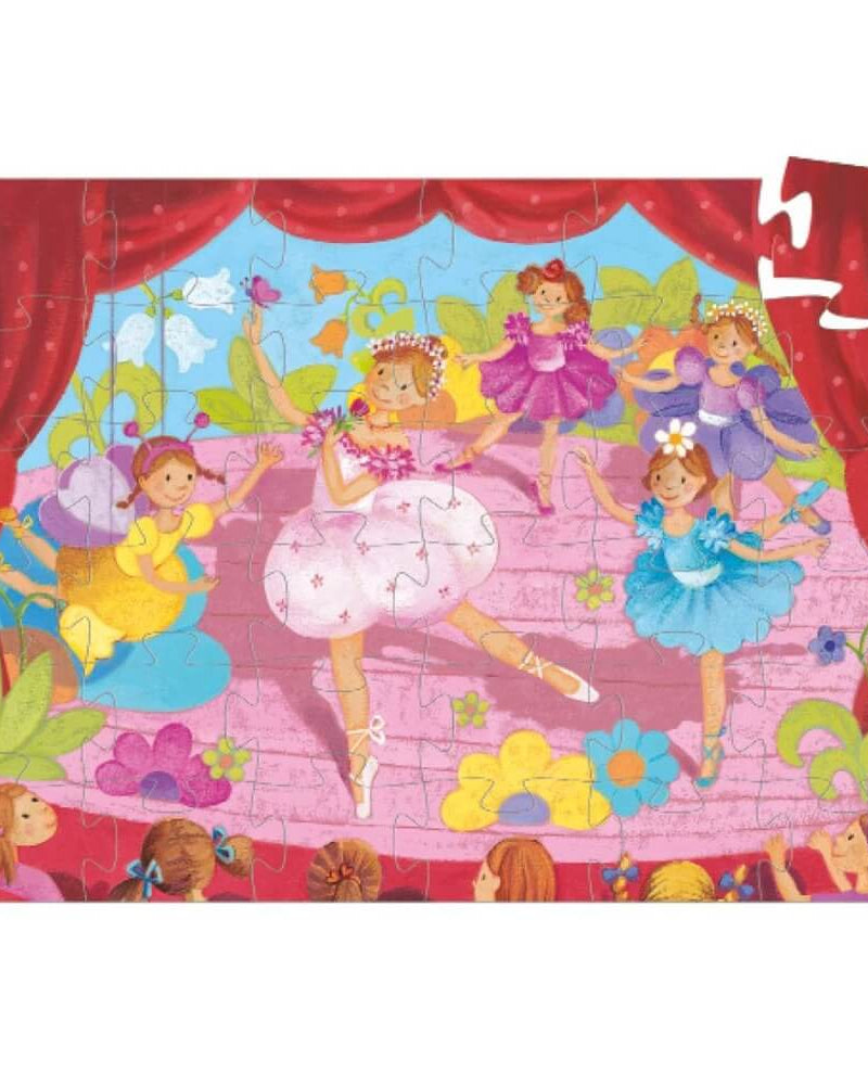 Puzzle silhouette - Ballerine (36 pcs) -Casse-têtes- Boutique LeoLudo-Djeco