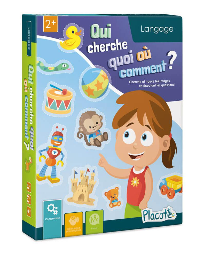 Qui cherche quoi où comment? - Jeux de société - Boutique LeoLudo - Placote