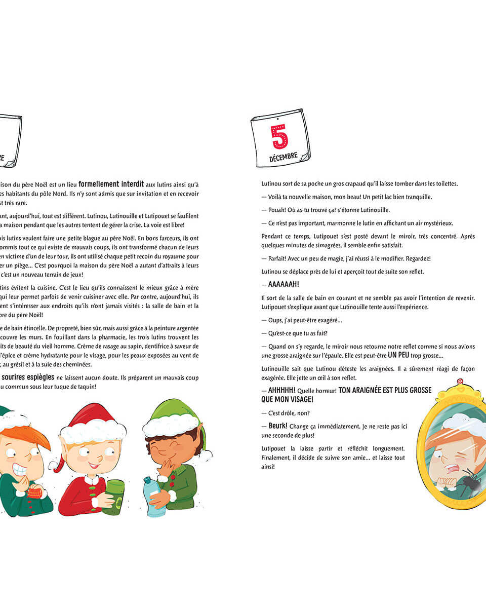 Qui est le vrai Père Noël? Un calendrier de l'avent - Livres - Boutique LeoLudo - Scholastic