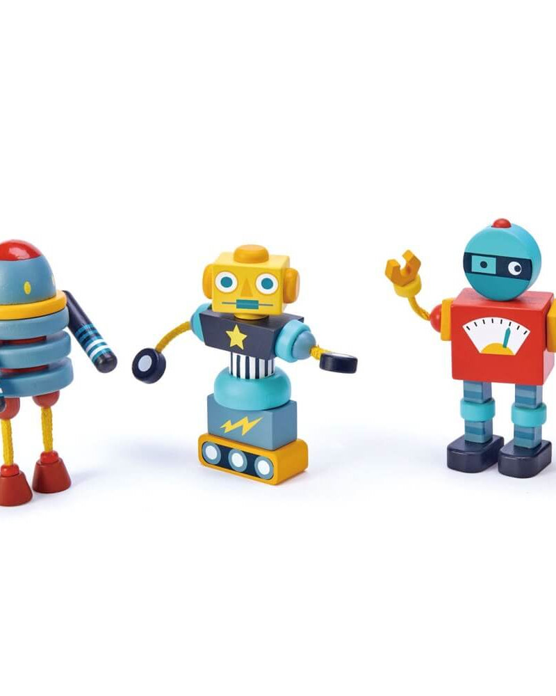 Robots à construire - Jeux d'assemblage - Boutique LeoLudo - Tender Leaf Toys
