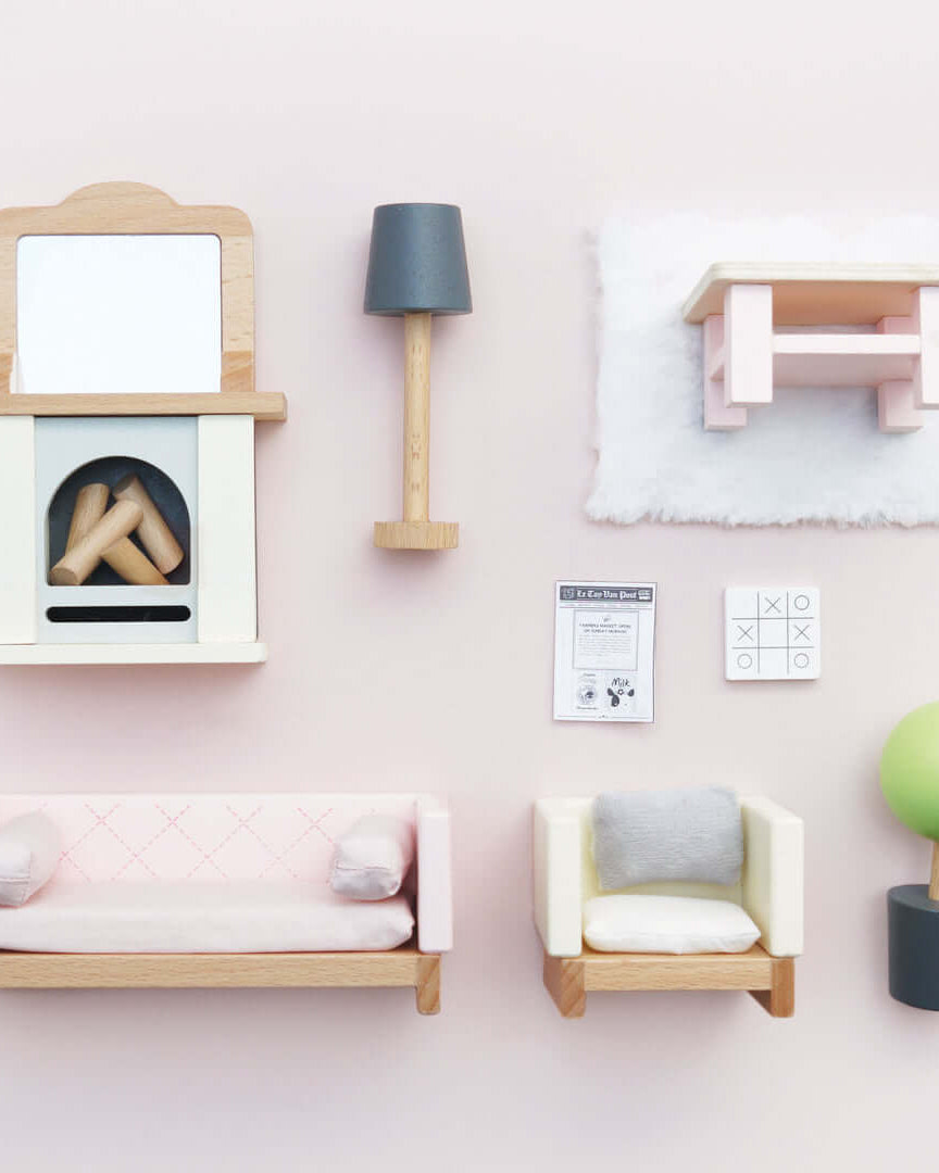 Salon Daisylane pour maison de poupée - Accessoires de maison de poupées - Boutique LeoLudo - Le Toy Van