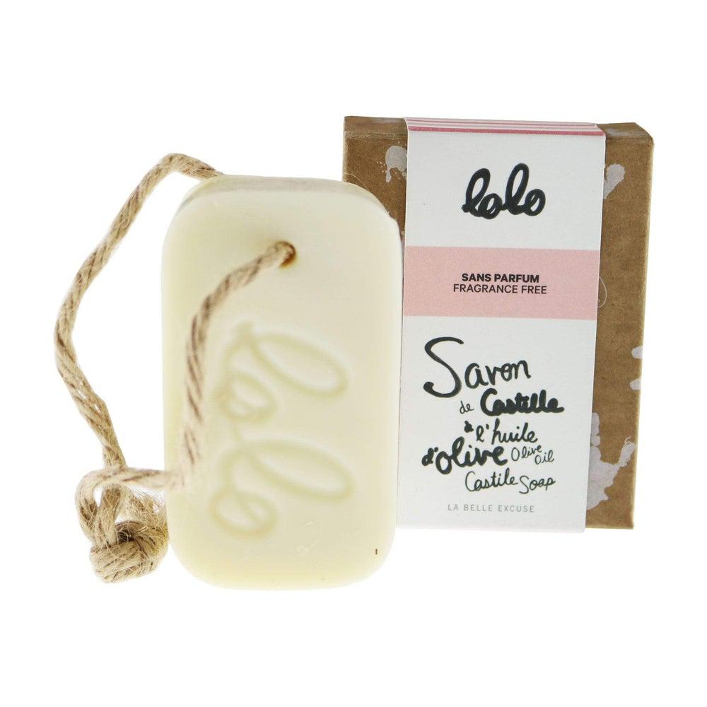 Savon de Castille à l'huile d'olive (90g)-lolo et moi-Boutique LeoLudo