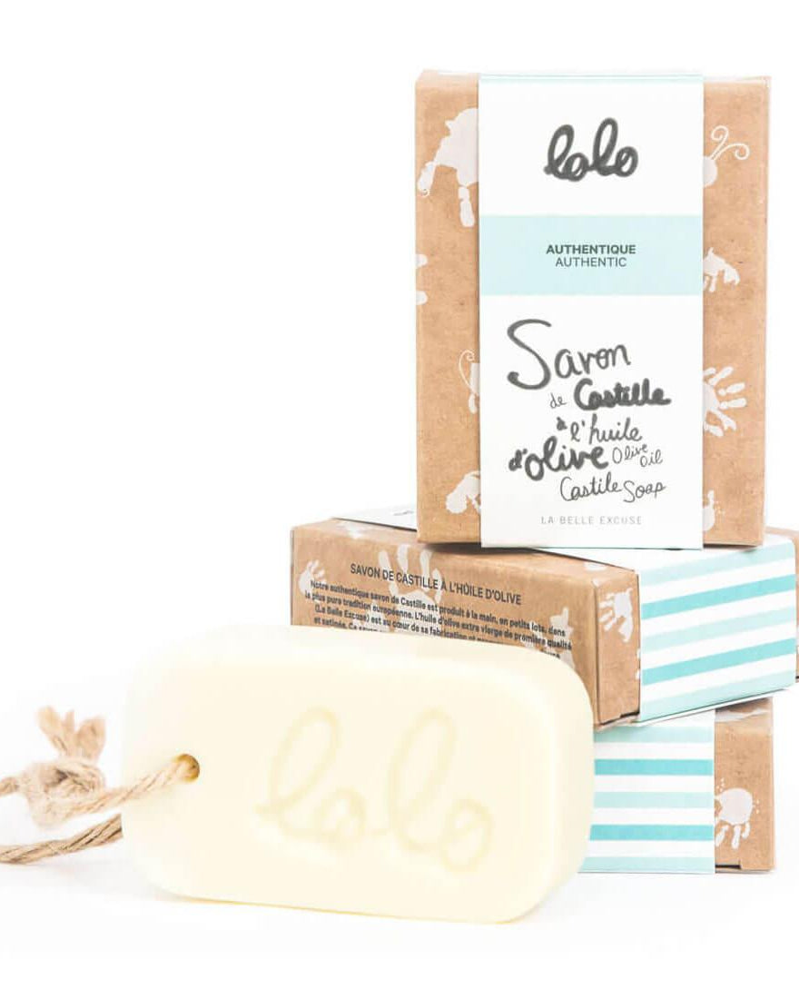 Savon de Castille à l'huile d'olive (90g) - Soins et hygiène - Boutique LeoLudo - lolo et moi