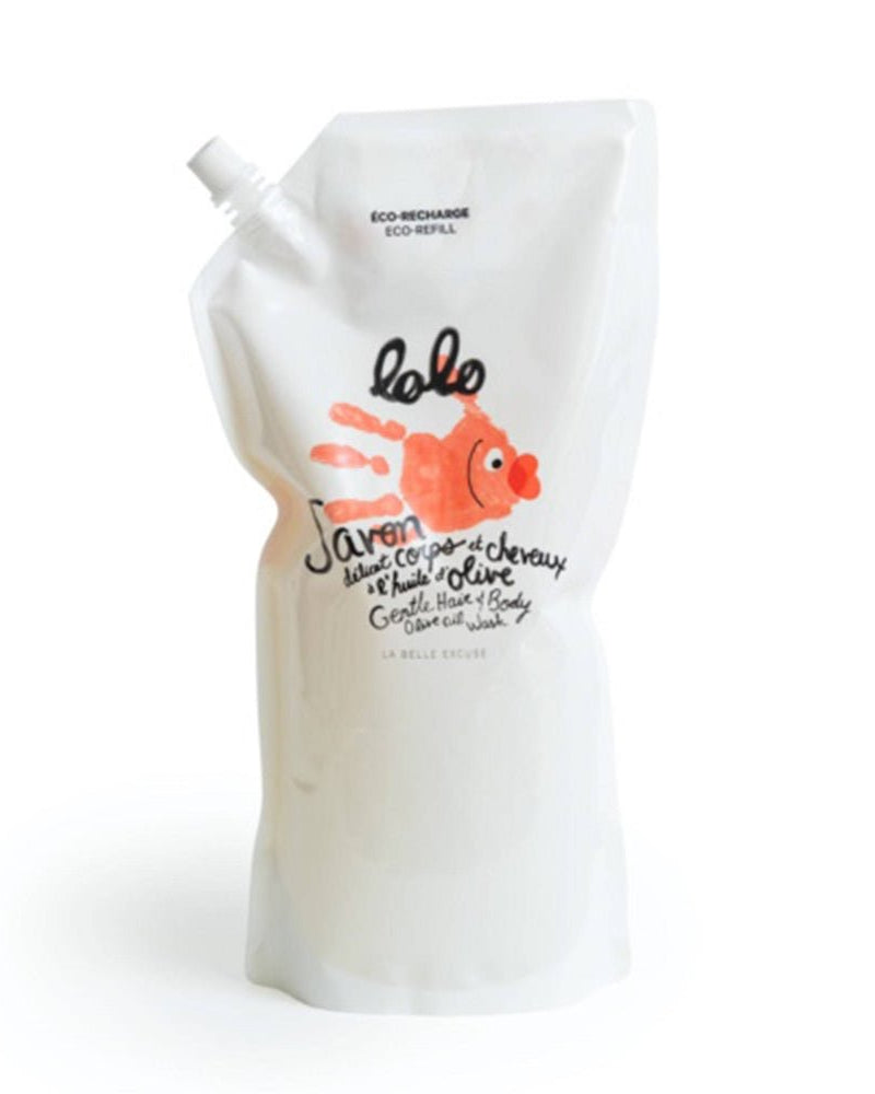 Savon délicat corps et cheveux à l'huile d'olive - Soins et hygiène - Boutique LeoLudo - lolo et moi