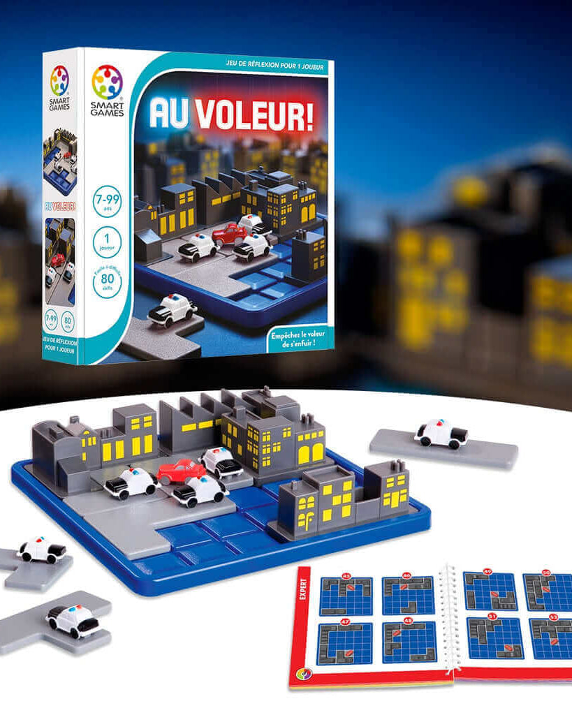 Smart Games - Au voleur -Jeux de logique- Boutique LeoLudo-Smart Games