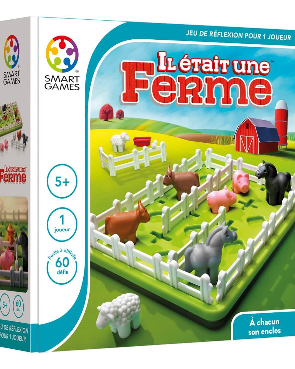 SmartGames - Il était une ferme (FR) - Jeux de logique - Boutique LeoLudo - Smart Games