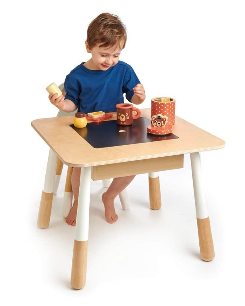 Table en bois Forêt avec espace de rangement - Meubles - Boutique LeoLudo - Tender Leaf Toys