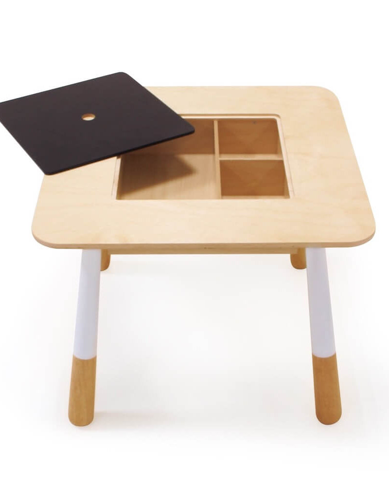 Table en bois Forêt avec espace de rangement - Meubles - Boutique LeoLudo - Tender Leaf Toys