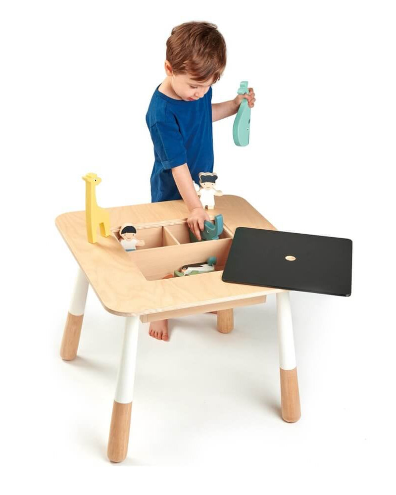 Table en bois Forêt avec espace de rangement - Meubles - Boutique LeoLudo - Tender Leaf Toys