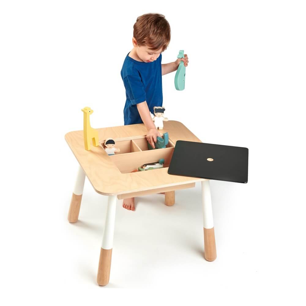 Table en bois Forêt avec espace de rangement - Meubles - Boutique LeoLudo - Tender Leaf Toys