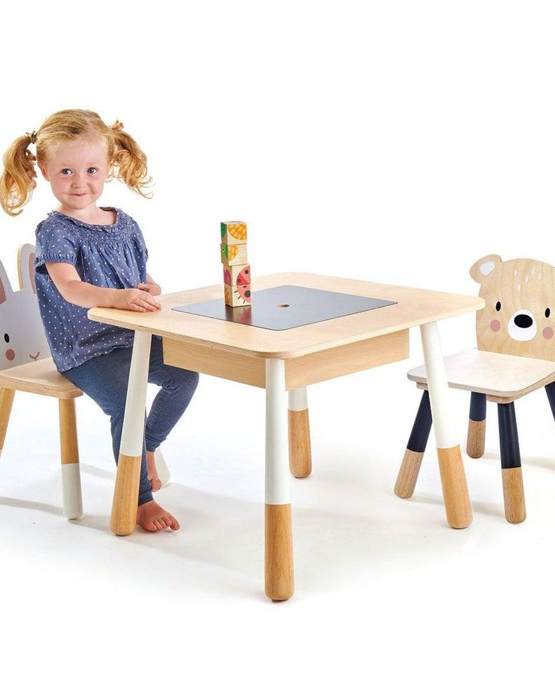 Table et chaises lapin & ours - Meubles - Boutique LeoLudo - Tender Leaf Toys