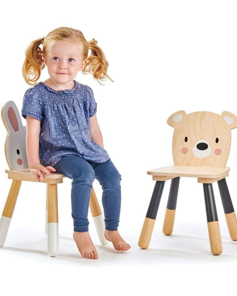 Table et chaises lapin & ours - Meubles - Boutique LeoLudo - Tender Leaf Toys