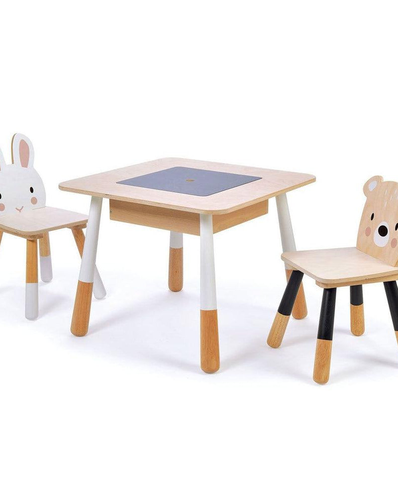 Table et chaises lapin & ours - Meubles - Boutique LeoLudo - Tender Leaf Toys