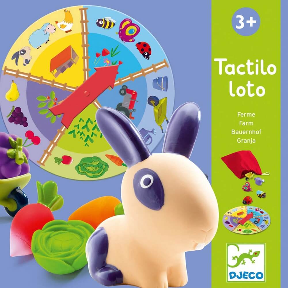 Tactilo Loto - Ferme (bilingue) - Jeux de société - Boutique LeoLudo - Djeco