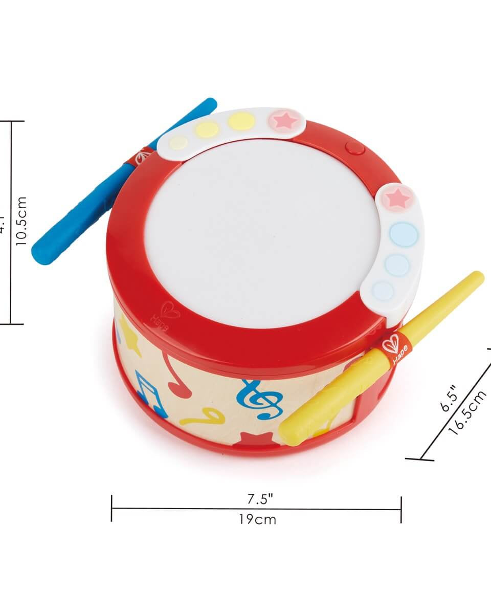 Tambour lumineux d'apprentissage interactif - Jouets musicaux - Boutique LeoLudo - Hape