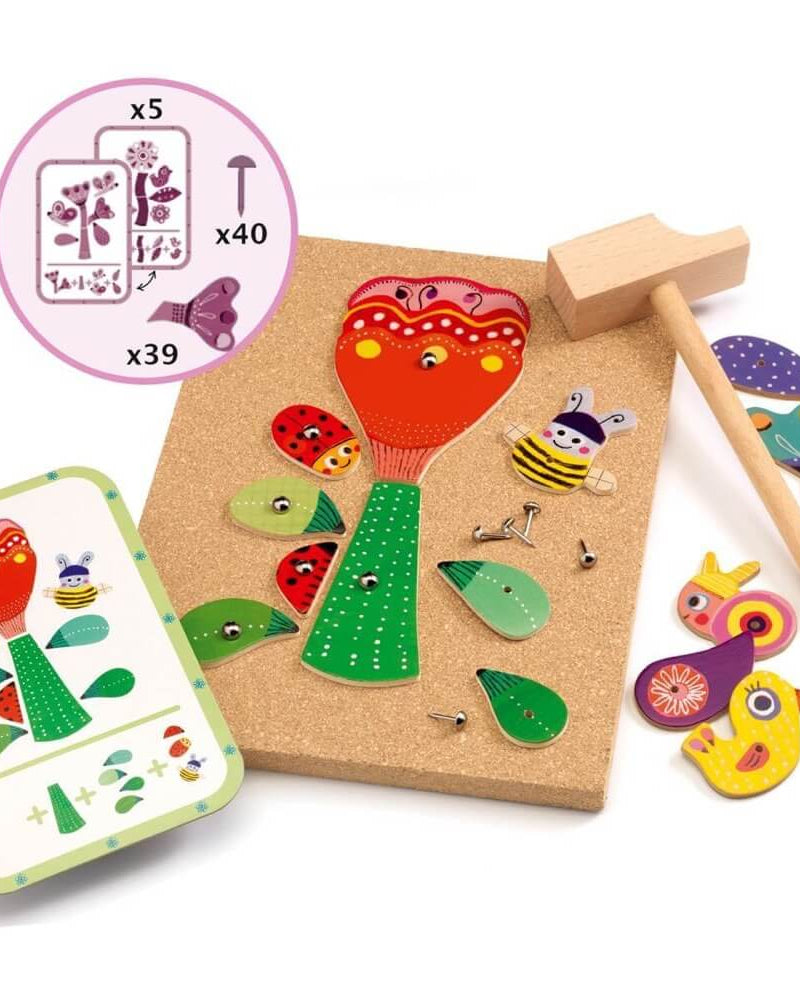 Tap Tap Jardin - Jeux d'assemblage - Boutique LeoLudo - Djeco