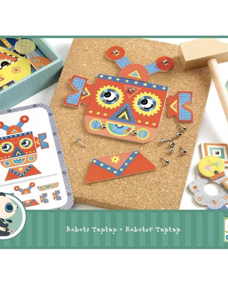 Tap Tap Robots - Jeux d'assemblage - Boutique LeoLudo - Djeco