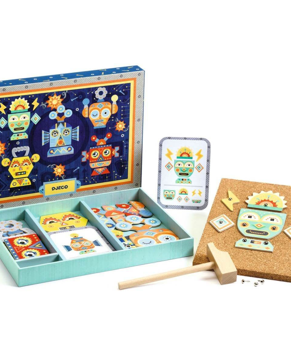 Tap Tap Robots - Jeux d'assemblage - Boutique LeoLudo - Djeco