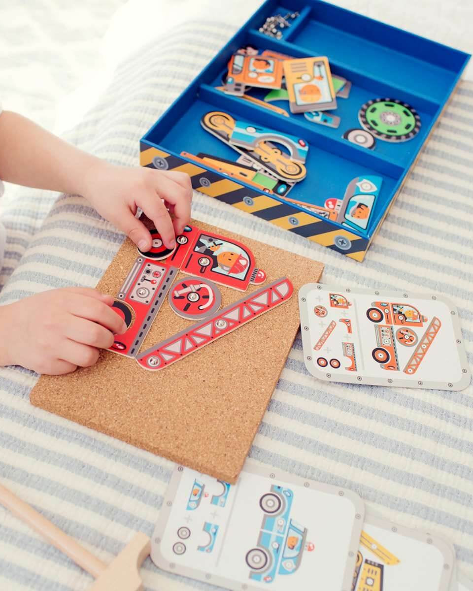 Tap tap Véhicules - Jeux d'assemblage - Boutique LeoLudo - Djeco