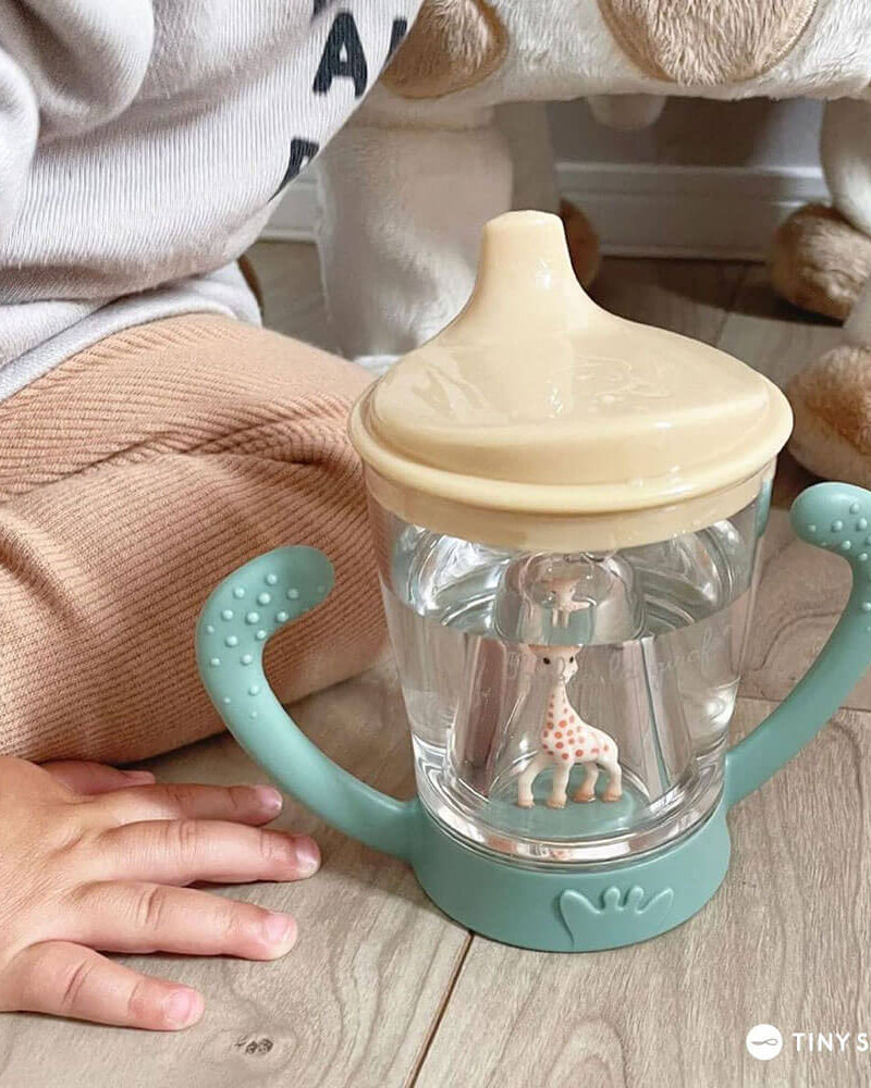Tasse anti - fuite Sophie la girafe - Alimentation & repas - Boutique LeoLudo - Sophie la girafe