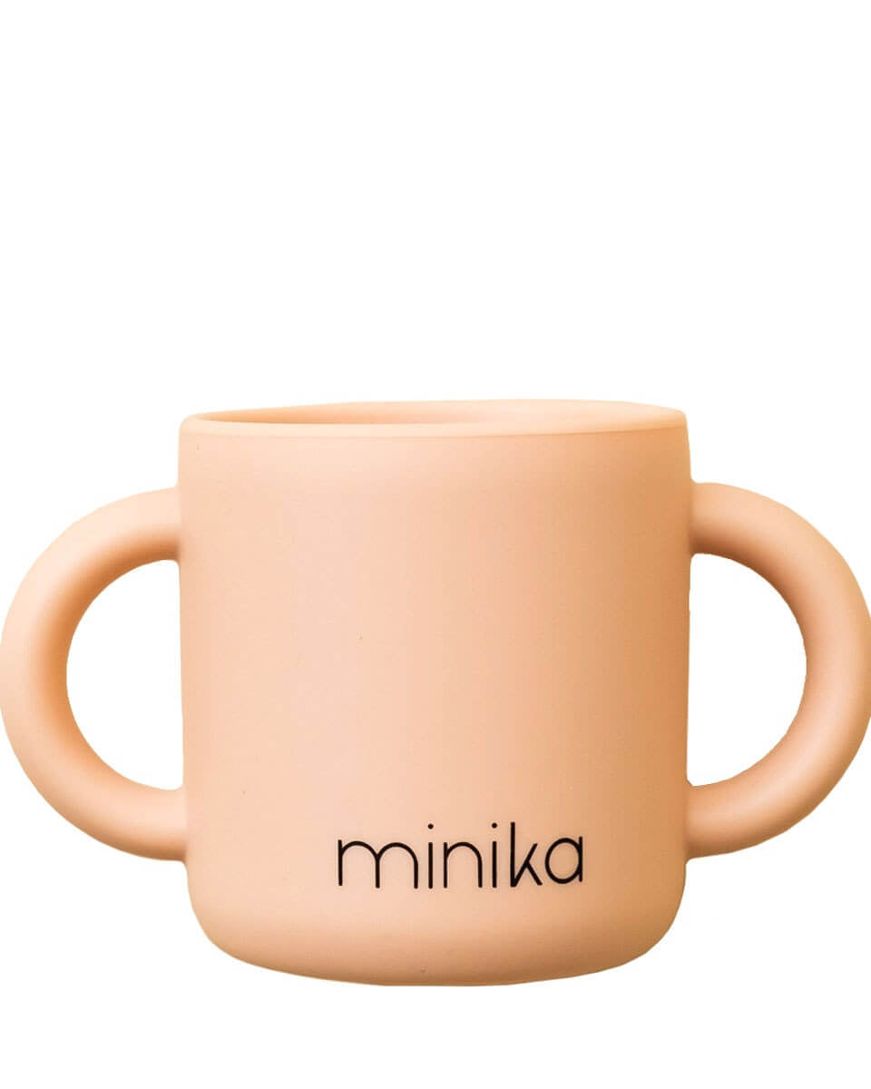 Tasse d'apprentissage avec poignées - Blush - Alimentation & repas - Boutique LeoLudo - Minika