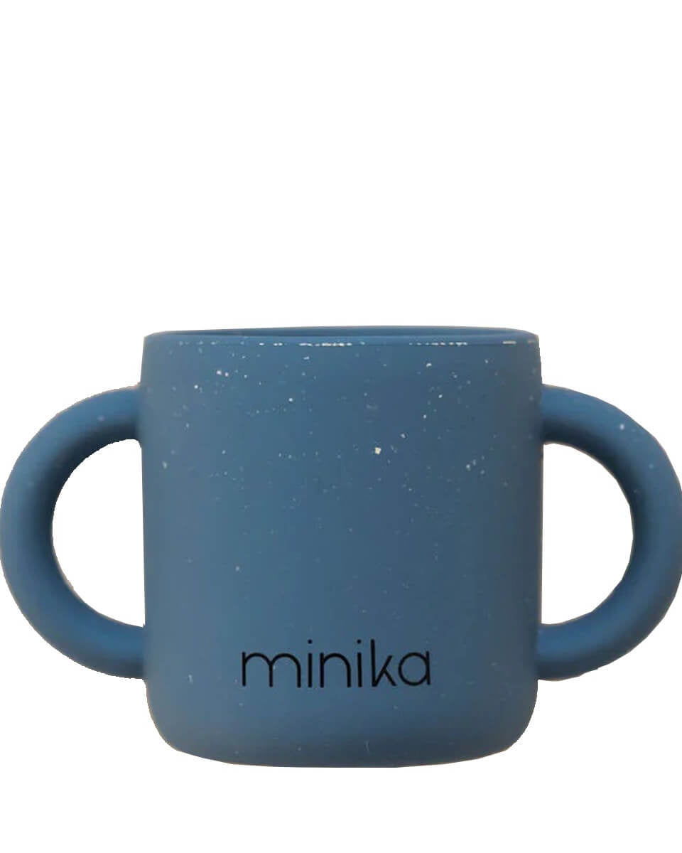 Tasse d'apprentissage avec poignées - Indigo - Alimentation & repas - Boutique LeoLudo - Minika