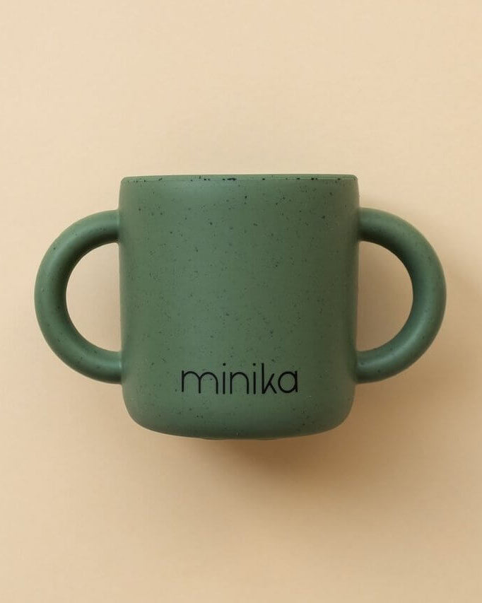 Tasse d'apprentissage avec poignées - Leaf - Alimentation & repas - Boutique LeoLudo - Minika