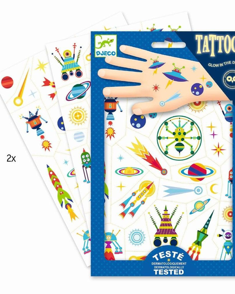 Tatouages thématiques (options de thème) - Tatouages temporaires - Boutique LeoLudo - Djeco