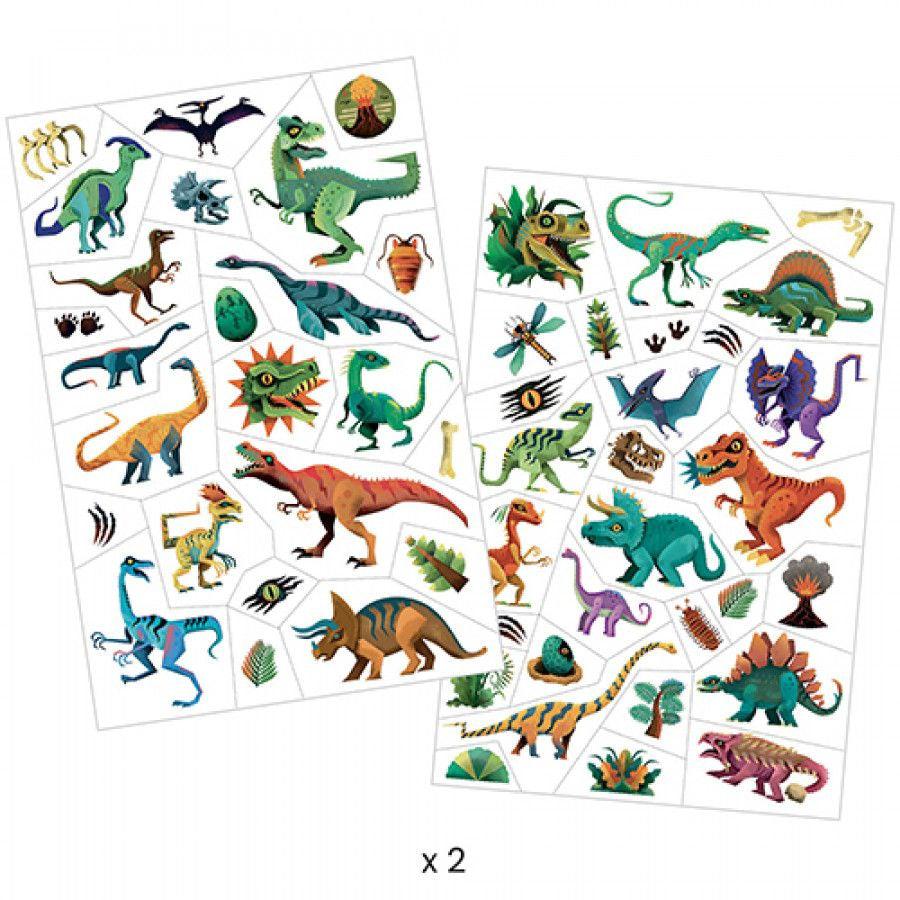 Tatouages thématiques (plusieurs options de thèmes)-Djeco-Boutique LeoLudo