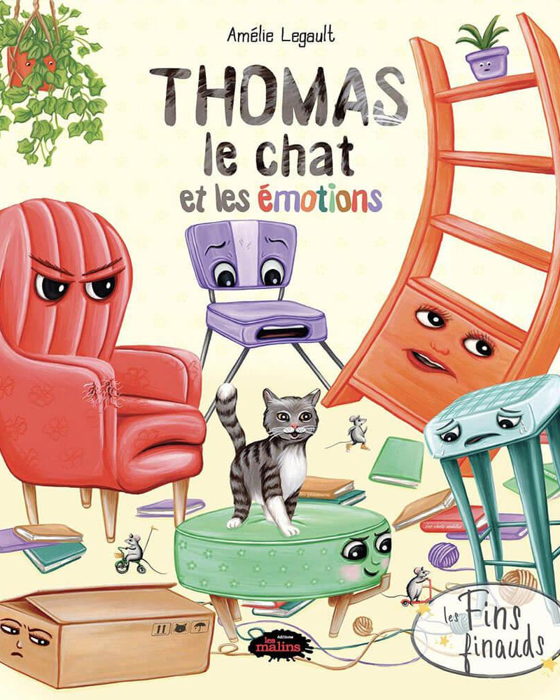 Thomas le chat et les émotions - Livres - Boutique LeoLudo - Éditions les Malins