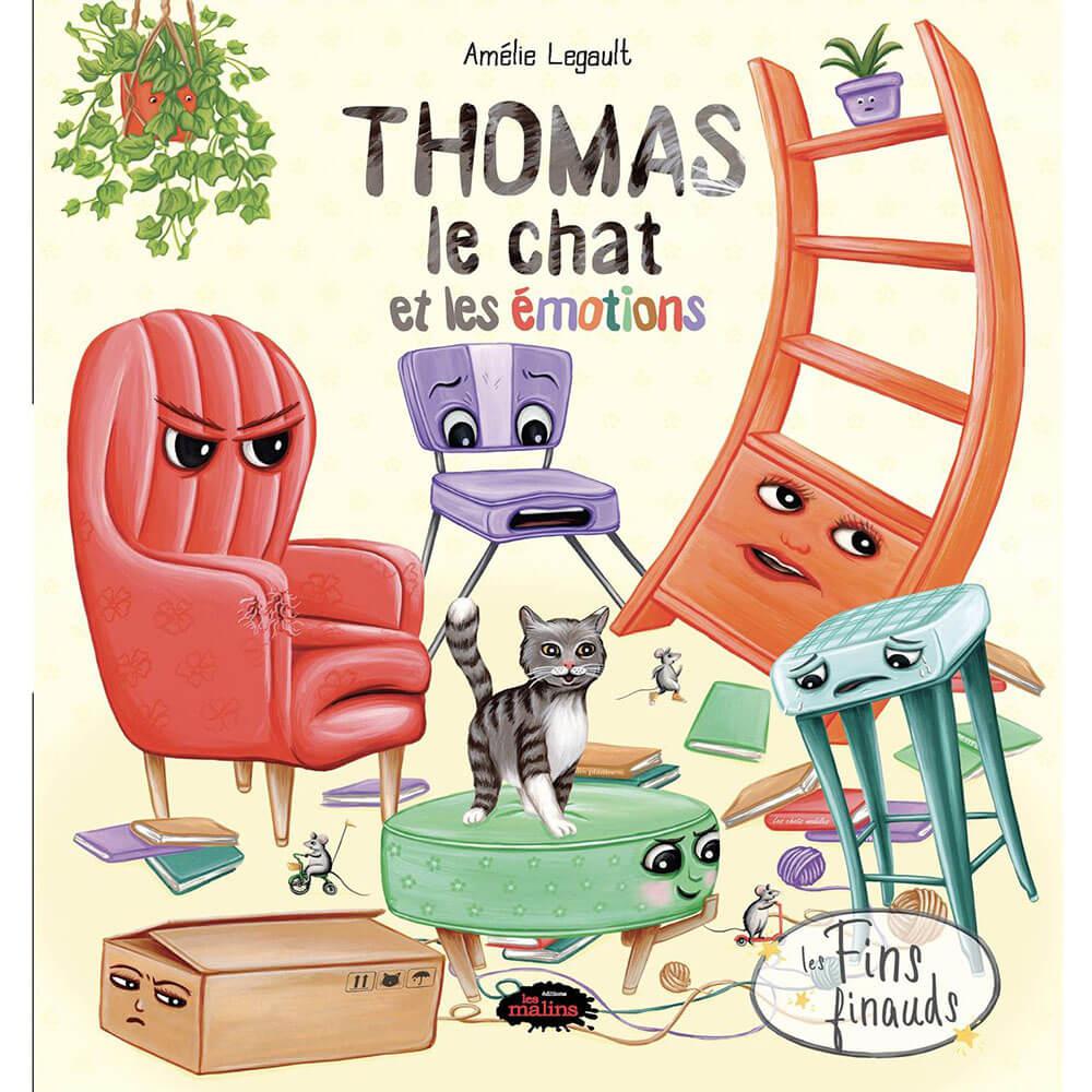 Thomas le chat et les émotions - Livres - Boutique LeoLudo - Éditions les Malins