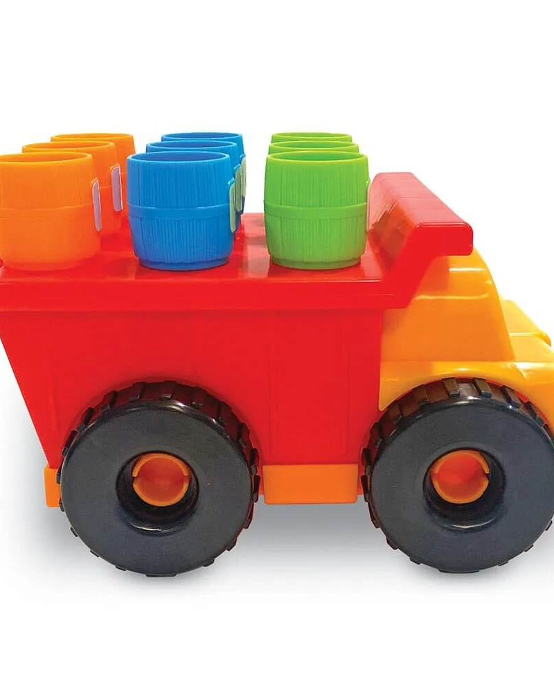 Tony le camion - benne empileur de chevilles - Jeux de construction - Boutique LeoLudo - Learning Resources
