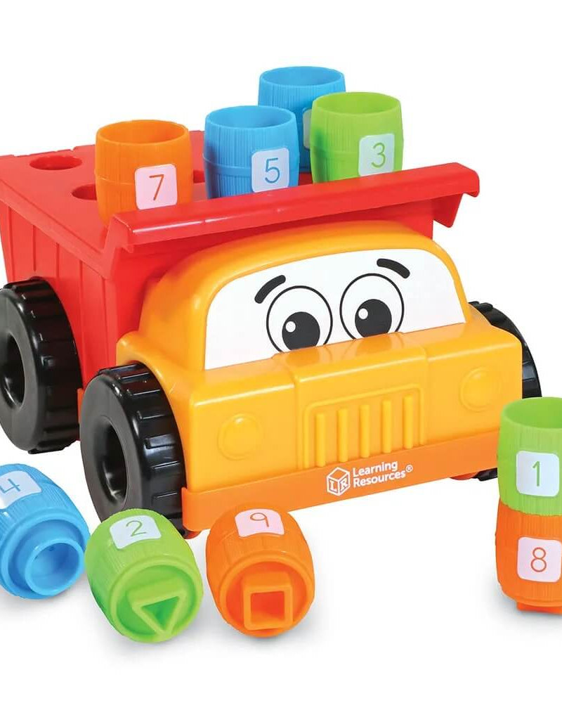 Tony le camion - benne empileur de chevilles - Jeux de construction - Boutique LeoLudo - Learning Resources