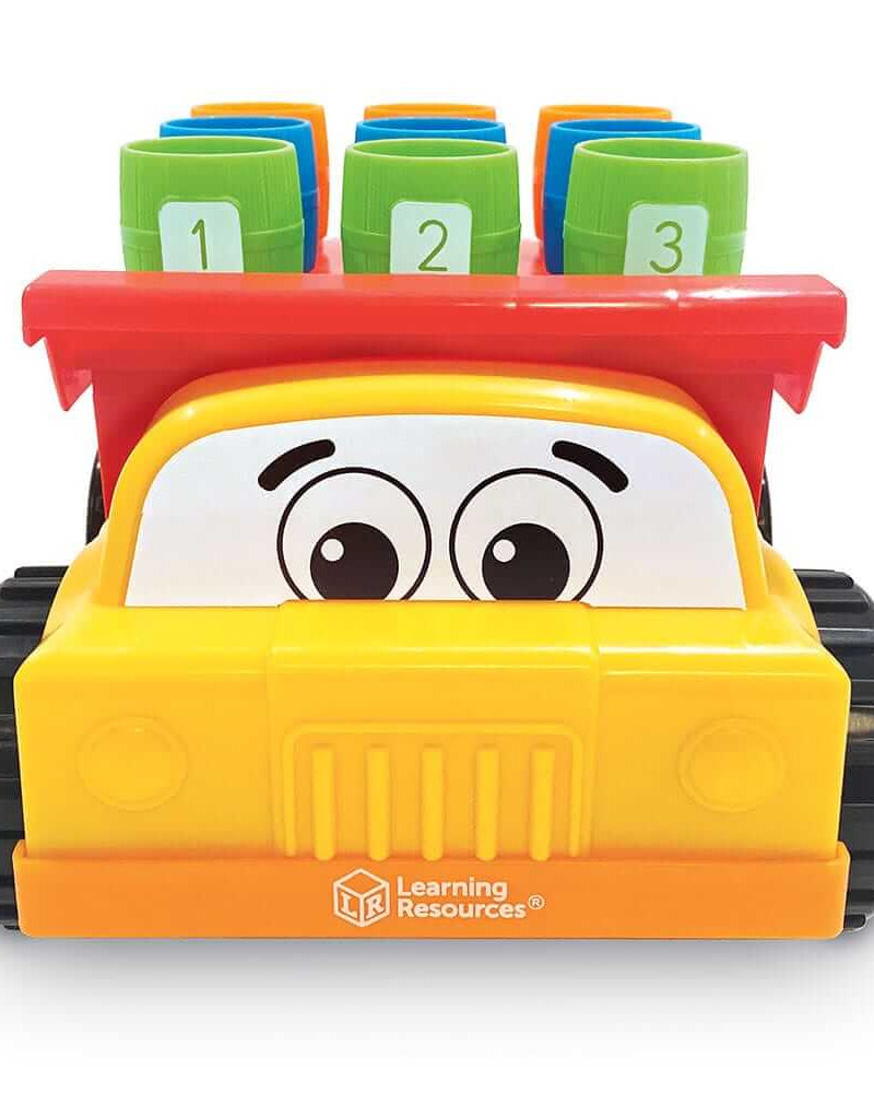 Tony le camion - benne empileur de chevilles - Jeux de construction - Boutique LeoLudo - Learning Resources