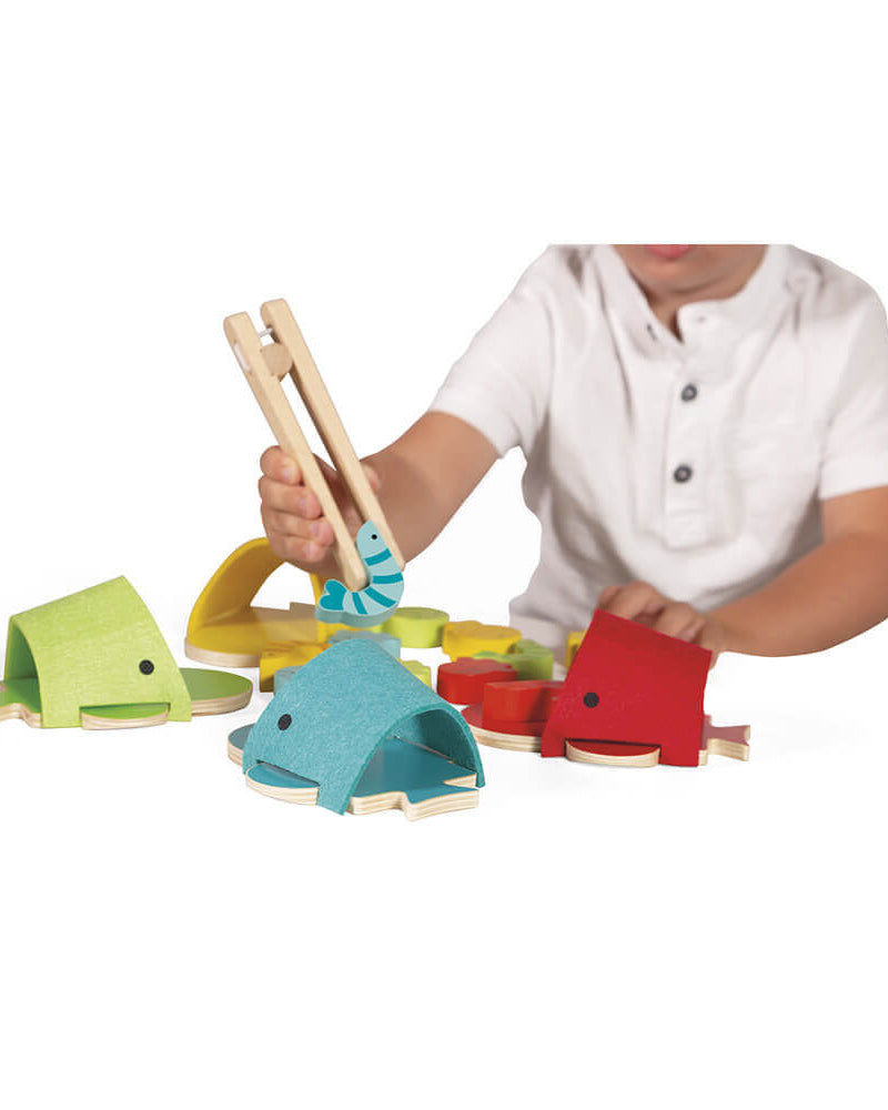 Tri des couleurs Baleines - Jouets à trier & empiler - Boutique LeoLudo - Janod