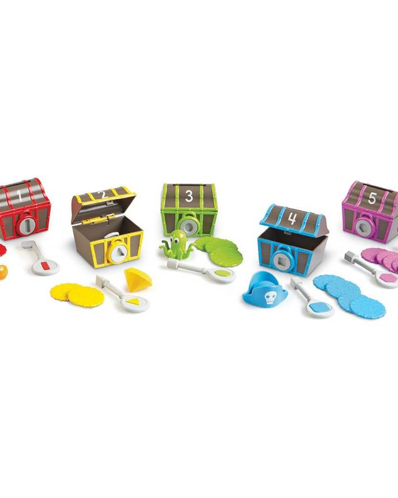 Triage du trésor surprise du pirate - Jouets à trier & empiler - Boutique LeoLudo - Learning Resources