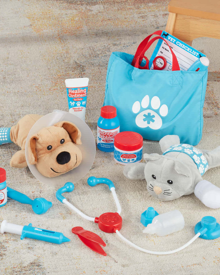 Trousse de vétérinaire & animaux de compagnie - Jouets d'imitation - Boutique LeoLudo - Melissa & Doug