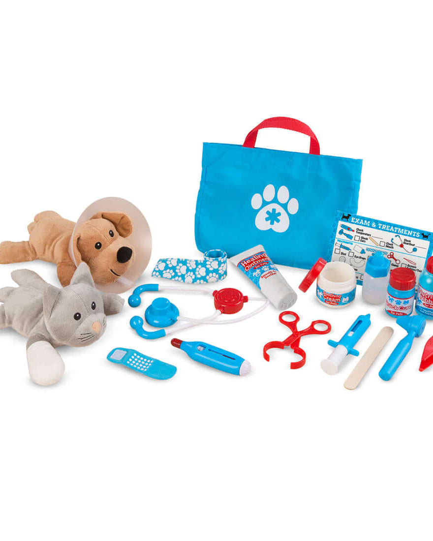 Trousse de vétérinaire & animaux de compagnie - Jouets d'imitation - Boutique LeoLudo - Melissa & Doug