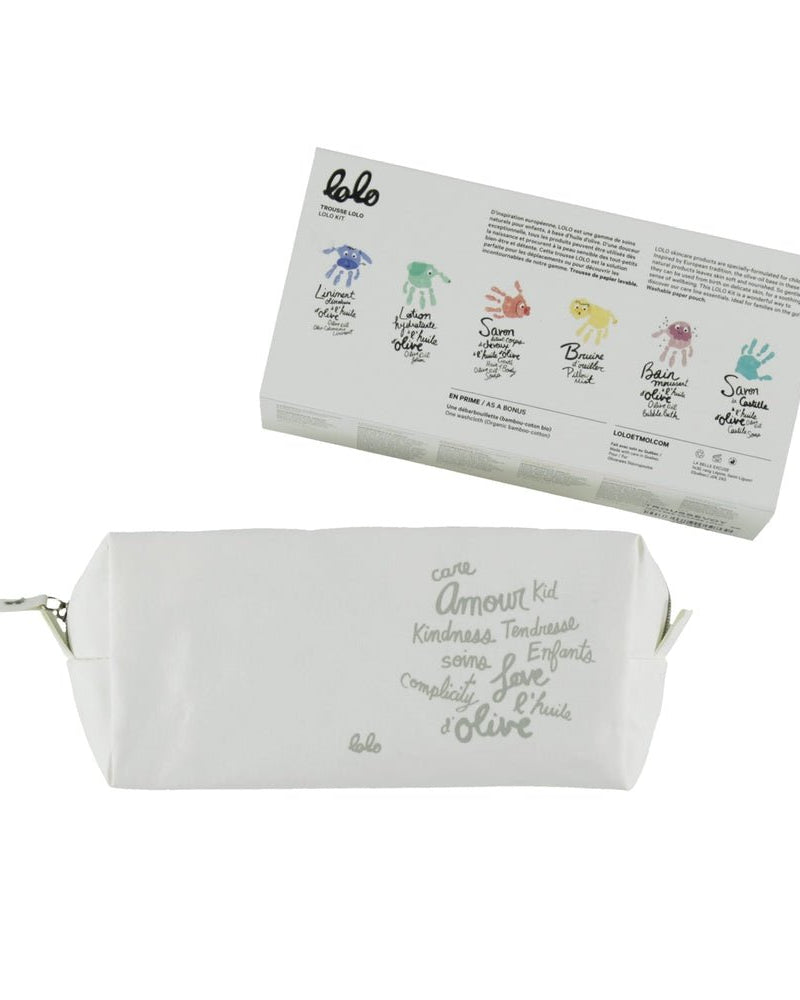 Trousse de voyage LOLO - Soins et hygiène - Boutique LeoLudo - lolo et moi