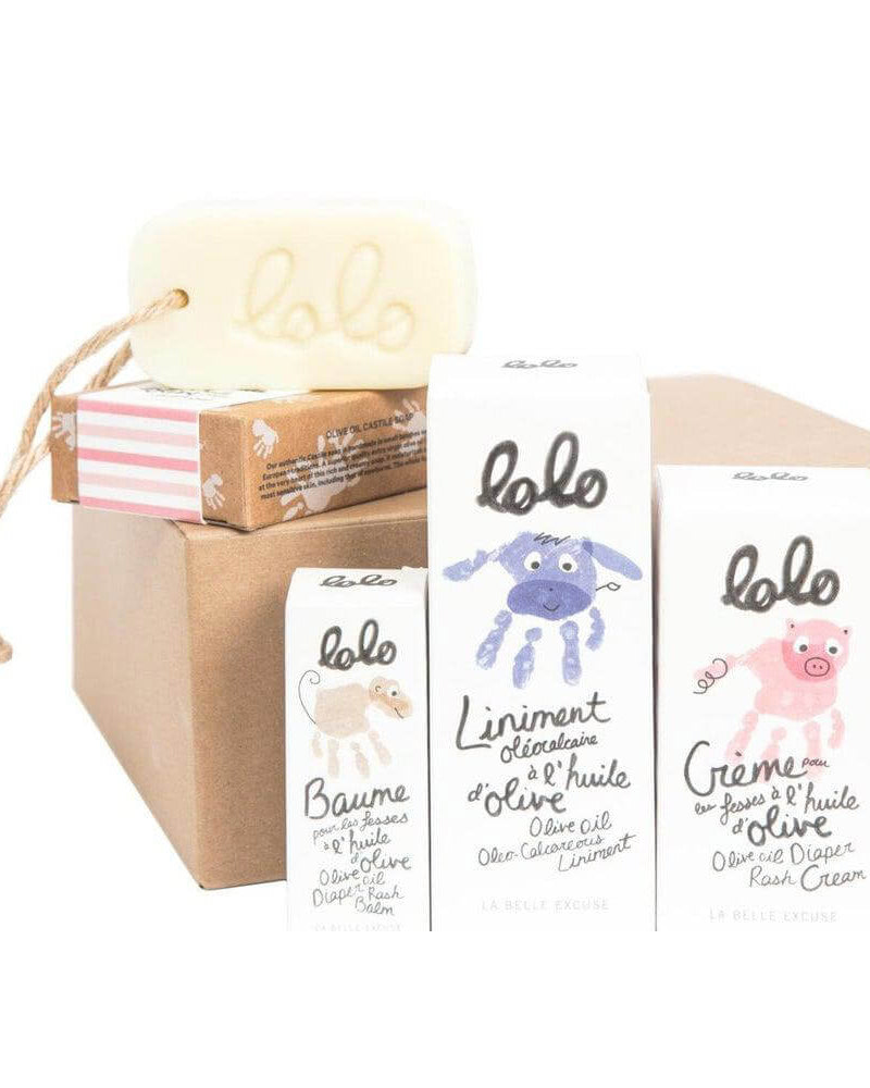 Trousse douceur pour peau sensible - Soins et hygiène - Boutique LeoLudo - lolo et moi
